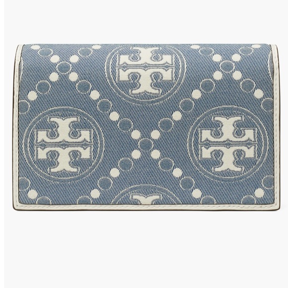 Like New Tory Burch
T Monogram Denim Wallet Crossbody - Picture 5 of 16